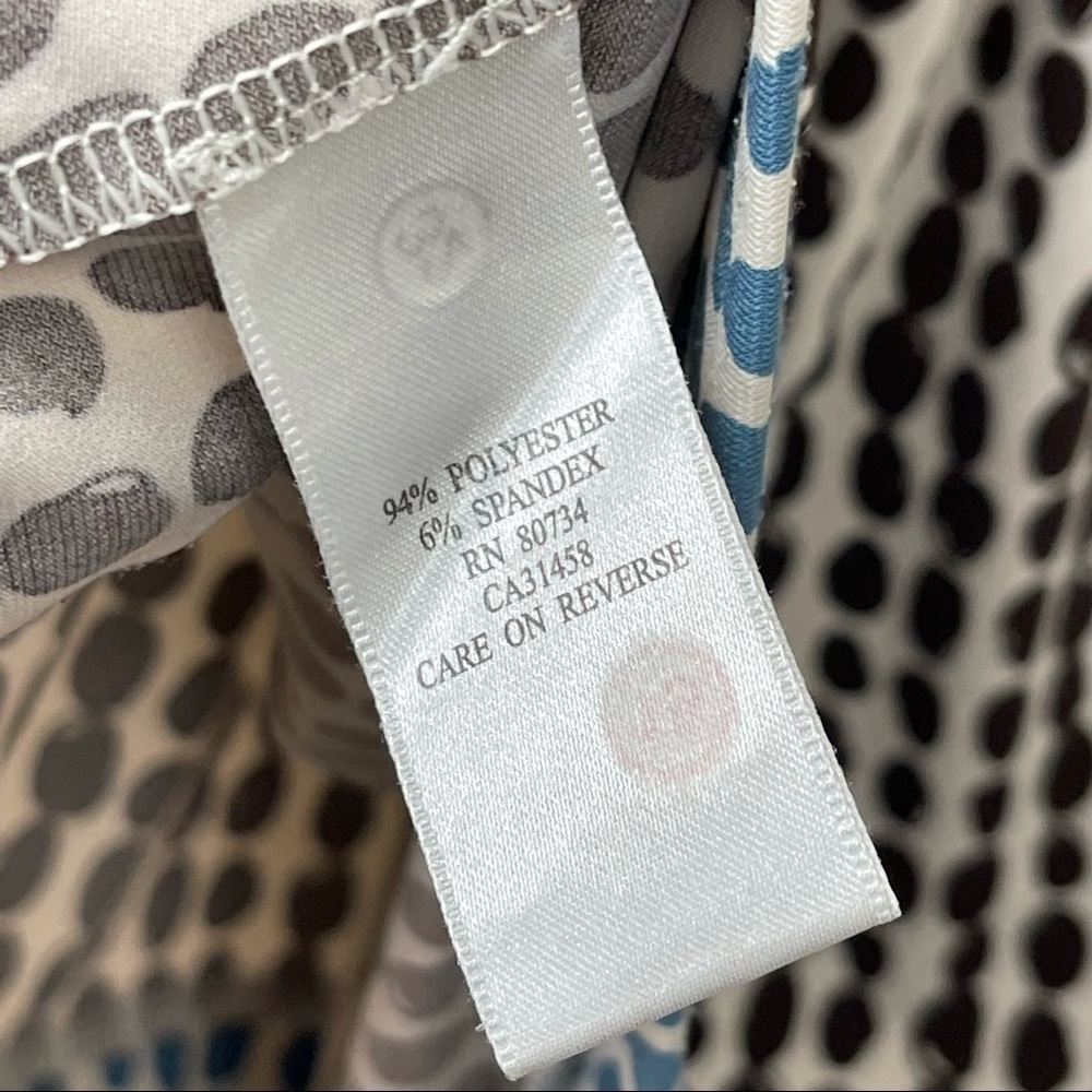 5/$20 BCBGMAXAZRIA polka dot sleeveless‎ top M - Picture 7 of 7